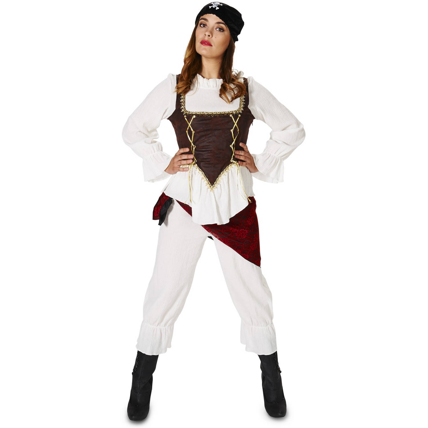 Pirate Lady with Bloomers Women's Adult Halloween Costume - Walmart.com