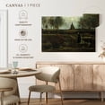 thumbnail image 5 of Elephant Stock The Parsonage Garden At Nuenen Wall Art - Horizontal Canvas Wall Art - Living Room Wall Decor - Nature Canvas - Gray And Green Decor By Vincent Van Gogh - 51" x 34", 5 of 8