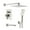 Brushed Nickel, variant on Kibi USA Cube Pressure Balanced 3-Function Shower System with Rough-In Valve Chrome Chrome Finish