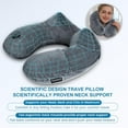 TRAHOOInflatable Travel Pillows for Airplanes, Easy Blow Up Inflatable