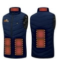 thumbnail image 4 of Odeerbi Halloween Heated Vest with 4 Heating Zones for Men Women Lightweight Winter Warm USB Rechargeable Heated Jacket Plus Size Pumpkin Print Heated Coat Blue without Power Bank, 4 of 4
