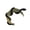 Black Gold, variant on Decorative Crescents Snake Wood Mirror Wall Ornament Fit Diverse Styles Preferences
