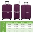 thumbnail image 2 of Uxcell Luggage Cover, Suitcases Covers Elastic Carry on Protector Washable Luggage for Trips Travel Business Purple Red 22-24 inch, 2 of 7