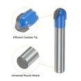 thumbnail image 4 of Uxcell 2packs Router Bit Core Box 1/4 Shank 5/16 Inch Cutting Dia. 2 Flutes Carbide Cutter, 4 of 5