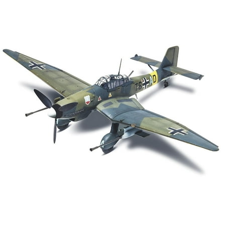 Stuka Ju 87G-1 Tank Buster Plastic Model Kit, Add this WW II dive bomber to your collection with this 54-piece model kit By
