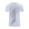 thumbnail image 4 of JFOPQVSM Men’s Active Quickly Dry Crew Neck T Shirts Athletic Running Gym Workout Short Sleeve Tee Tops, 4 of 5