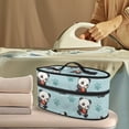 thumbnail image 2 of HELLHERO Panda Paw Prints Handheld Steamer Iron Storage Case Lightweight Organizer Portable Travel Iron Organizer Handheld, Bag Only, 2 of 6