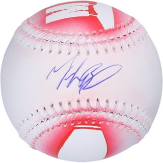 Mookie Betts Los Angeles Angels Autographed Bowling Ball Bat - Painted by Stadium Custom Kicks Limited Edition of 1