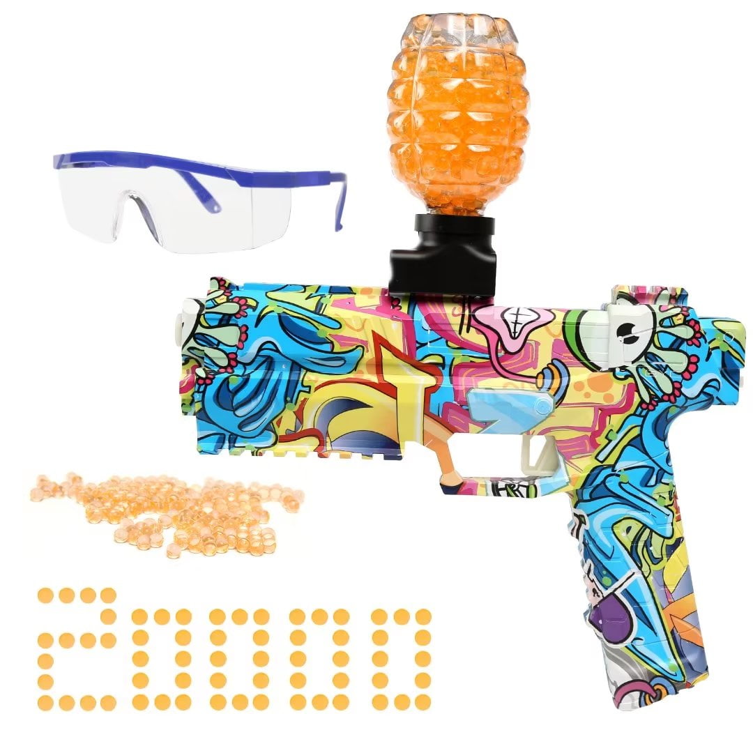 Wisdom Splatter Gel Ball Blaster,Electric Gel Gun Water Ball Guns