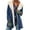 Navy, variant on Lindreshi Winter Coats for Women 2023 Trendy Women Winter Warm Composite Plush Button Lapel Collar Jacket Outwear Coat with Pokets
