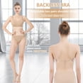 thumbnail image 3 of Sujetador profesional Bra iMucci, beige, con espalda transparente, para danza de ballet, 3 of 5