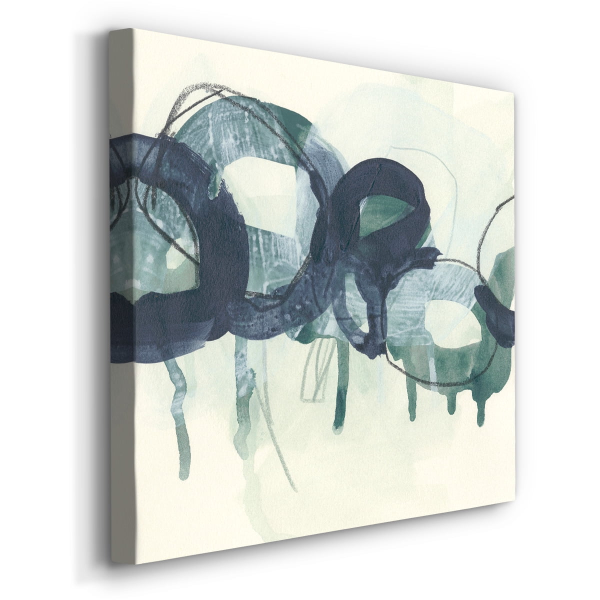 Wexford Home Chainlink Verdigris I-Premium Gallery Wrapped Canvas, 24" x 24" - Ready to Hang