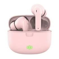 ZHANGHENG Y113 TWS Bluetooth 5.0 Wireless Stereo Headset Waterproof Fingerprint Touch Calling Music Sport Earphones Noise Reduction for OS X Android Pink