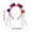 A, variant on 4 Pack Red White Blue Headband for Patriotic Holidays - Themed Party Accessories for 4th of July Hair Accessory, Independence Day Patriotic Halloween Party, A, 10.24 Inch