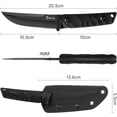 thumbnail image 6 of Plys 3.8 inch Fixed Blade Camping Knife, Full Tang Outdoor Tactical Knives with Kydex Sheath, Hunting Hiking Essentials Gear, 6 of 7