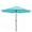 Peacock Blue, variant on 10FT Patio Umbrella with Push Button Tilt and Crank, Outdoor Market Umbrella with 8 Fiberglass Ribs, UV Protection Table Umbrella for Pool,Backyard,Garden,Deck,Royal blue