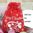 thumbnail image 3 of Ounissouiy Bolsa de regalo de Nochebuena con cordón, recuerdo de fiesta portátil, bolsas no tejidas, bolsa de almacenamiento de dulces de frutas, Kits de decoración para fiestas 30x40CM Ounissouiy HA071634-02, 3 of 6