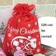 thumbnail image 4 of Naiovety Bolsa de regalo de Navidad con cordón Festival Fiesta Favor Bolsas no tejidas Bolsa de frutas Paquete de chocolate de moda lindo al Kits de decoración para fiestas 17x23CM, 4 of 6