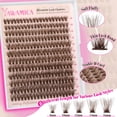 thumbnail image 3 of Lash Clusters Kit Yawamica Brown Fluffy Lash Extension 10-16 mm, 3 of 8