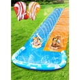 thumbnail image 1 of Tobogán acuático JOYIN de 6,9 m con 2 tablas de bodyboard para niños mayores de 3 años, 1 of 5