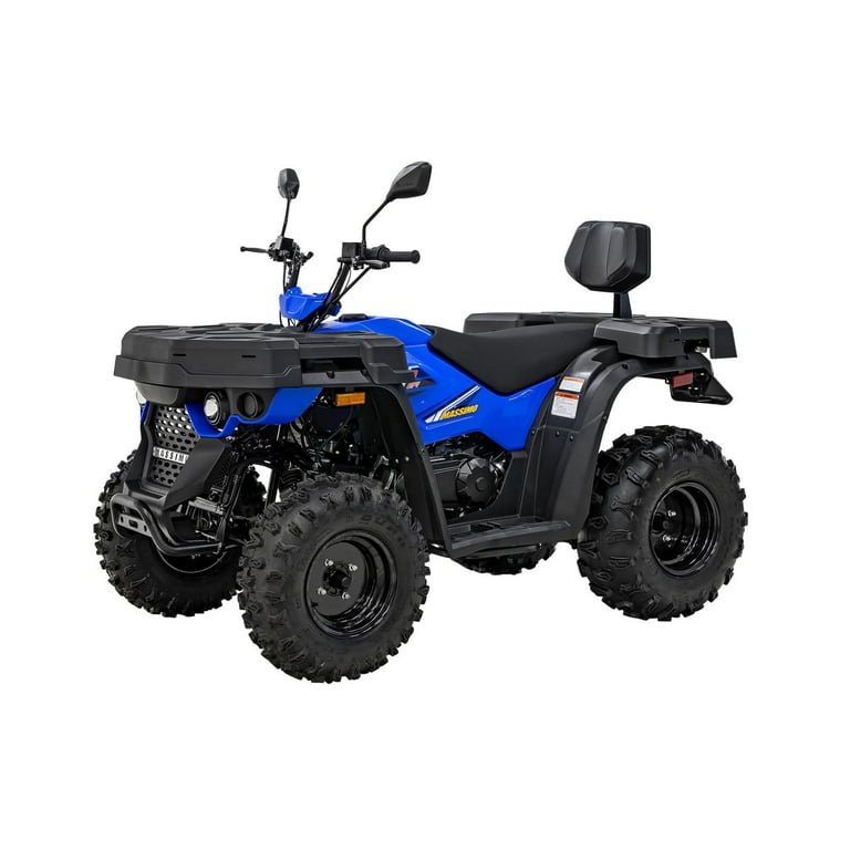 Massimo MSA210 Adult ATV 177cc Quad All-Terrain Vehicle -Blue