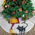 thumbnail image 3 of Falda para árbol de Navidad Coraline, suave y divertida, collar para árbol de Navidad, decoración navideña de estilo rústico, 36", 3 of 4