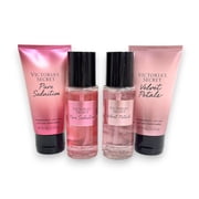 Victorias Secret 4 Piece Pure Seduction & Velvet Petals Mist & Lotion Gift Set