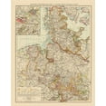 thumbnail image 2 of Andree 12x14 Gold Ornate Wood Framed with Double Matting Museum Art Print Titled - Hannover Schleswig Holstein Germany - Andree 1895, 2 of 4