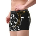thumbnail image 2 of Wukai Not All Those Who Wander Are Lost 1 Print Men’s Underwear Breathable Boxer Brief for Men,&nbsp;Moisture Wicking & Breathable-Small, 2 of 5