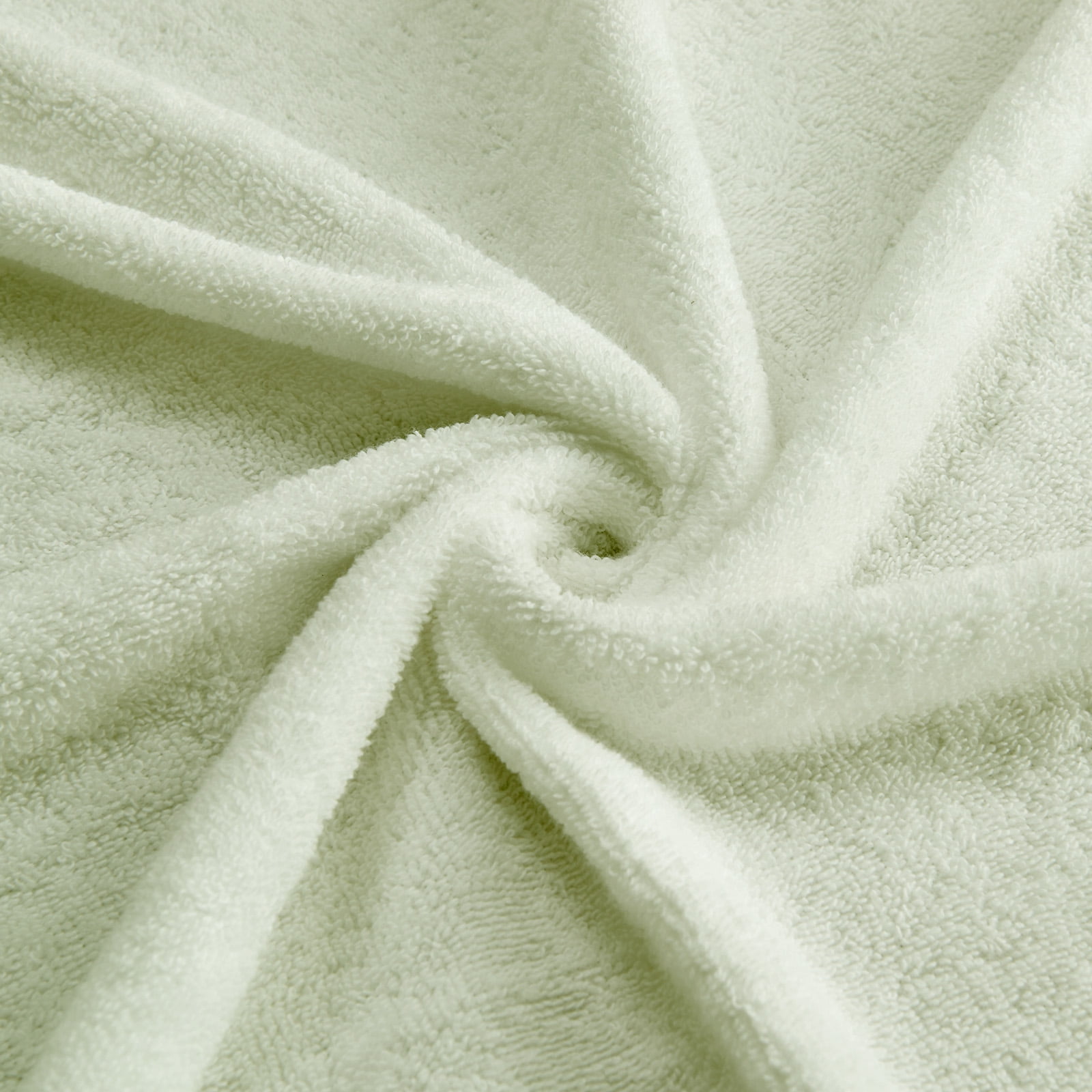 Gogreen 100% Cotton Bath Towel Sets of 8 Pieces, 4 Bath Towels 2 Hand Towels 2 Washcloths, Highly Absorbent Towels for Bathroom, Gym, Hotel (Sage Green)
