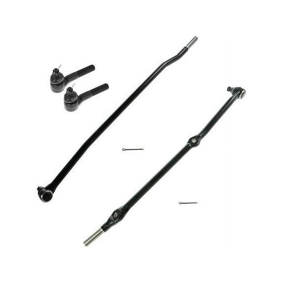 Front Tie Rod End Set 4 Piece - Compatible with 1993 - 1998 Jeep Grand Cherokee 1994 1995 1996 1997