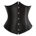 thumbnail image 1 of facefd Corset Amincissant à Lacets pour Femmes, sous-Poitrine, Shapewear TTTTG Noir, 1 of 9