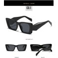 thumbnail image 4 of Woman Street Shooting Fashion Retro Square Sunglasses Outdoor (Color : C, Size : Medium), 4 of 4
