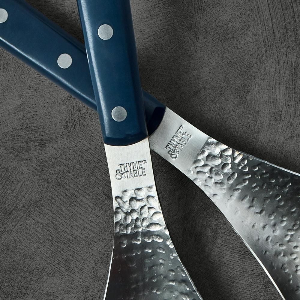 Thyme & Table 2-Piece Hammered Metal Turner & Spoon Set, Spoon