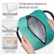 thumbnail image 3 of Disketp Teal Turquoise1 Bolsa Térmica para Almuerzo, Lonchera con Abertura Amplia y Gran Capacidad, Organizador Reutilizable para Mujeres, Hombres y Adultos, 3 of 6