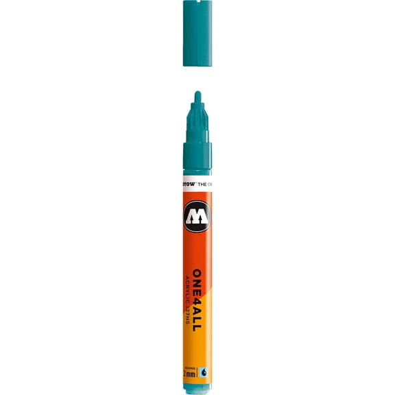 Molotow® ONE4ALL™ Pump Marker - Blue Color Family, Aqua 258, 2mm