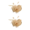 thumbnail image 1 of Maytalsory Chapeau Fascinateur Réversible Vintage pour Femmes avec Canal Intérieur Beauté Classique Café 2ensemble, 1 of 6