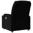 thumbnail image 2 of vidaXL Massage Recliner Chair Black Fabric, 2 of 5
