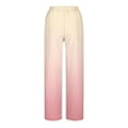 thumbnail image 4 of ShiShine Gradient Color Pants for Women Casual Drawstring Trendy Trousers with Pocket, 4 of 5