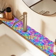 thumbnail image 2 of Yayeee Faucet Mat for Kitchen Sink 30" Diatomite Long Splash Guard Pad, Vibrant Geometric Pattern, 2 of 7