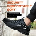 thumbnail image 5 of Zapatos De Seguridad para Hombre, Zapatos De Trabajo Ligeros con ColchóN De Aire, Puntera De Acero, Zapatillas Deportivas, Negro, Eu 37-46, 5 of 7