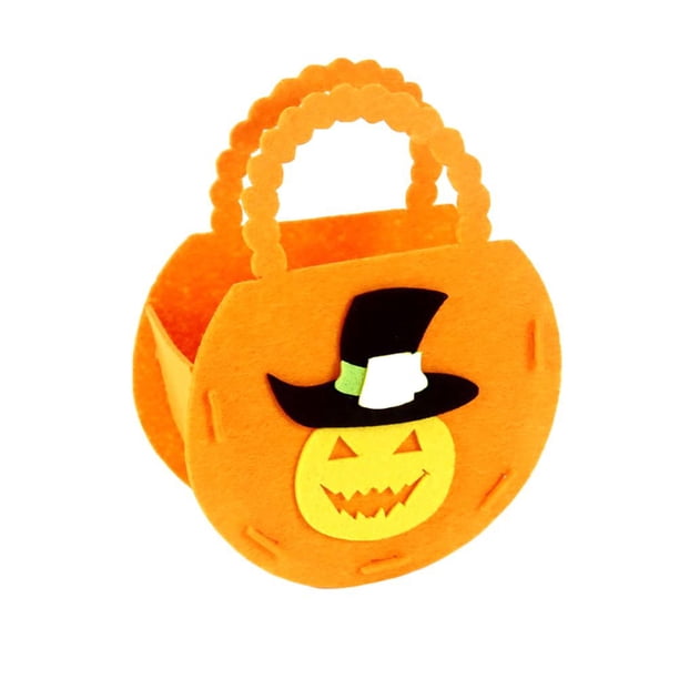 Regalo Creativa Para Dulces De Halloween, Bolsa De Transporte, Bolsa De Aperitivos De Calabaza, Suministros Para Festivales De Halloween Para Fiesta De Halloween Guardurnaity HA040254-03