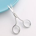 thumbnail image 1 of Mini Stainless Steel Sewing Scissors Household Needlework Embroidery Thread Scissors Handicraft Tools Pruning Tailor Scissors Specular silver 1pc, 1 of 6