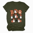 thumbnail image 4 of TOWED22 Halloween Boo Shirts for Women Funny Halloween Ghost Tshirts Fall Spooky Pumpkin Gift Top(AG,XXL), 4 of 5