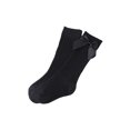 thumbnail image 1 of ZAXARRA Newborn's Solid Color Knitted Socks, Non Slip Floor Socks with Bow Decorations, 1 of 2