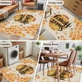 thumbnail image 5 of Spring Honey Bee Area Rugs 2.7'x5', Washable Small Throw Rugs for Kitchen Bedroom, Watercolor Bee Farmhouse Indoor Outdoor Rug Non-Slip Low Pile Carpet Runner Reversible Floor Mats, 5 of 8