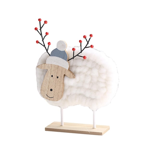 Adorno de Fieltro Navideño, Decoración Colgante para de Navidad, Juguetes de Fieltro, Adorno de Escritorio en Miniatura para Chimenea Y Sala de Estilo I