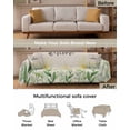 thumbnail image 3 of Fall Flower Leaves Sofa Covers for 3 Cushion,Washable Couch Cover for Sectional Sofa Slipcovers with Tassel,Farmhouse Autumn Foral Country Beige Loveseat Covers Futon Cover Throw Blanket 71''x118'', 3 of 8