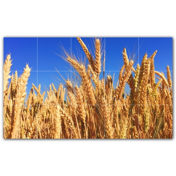 Picture-Tiles.com: Farm Ceramic Tile Wall Mural WAL500584-53S. 21.25"W x 12.75"H using (15) 4.25" x 4.25" Ceramic Tiles-Satin Finish