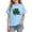 Blue, variant on Posijego Kids St Patrick's Day Shirts Toddler Boys Girls Cotton Short Sleeve Clover Graphic T-Shirts Summer Tops
